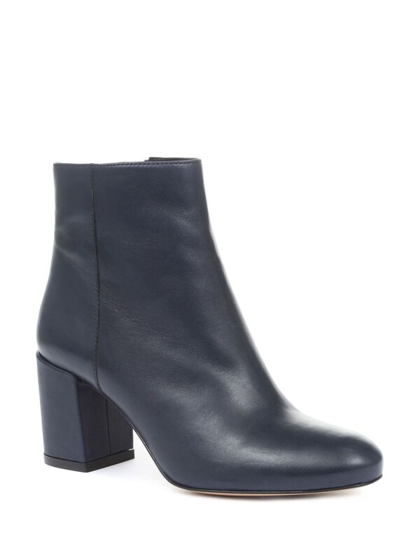 Seraphine Jones Bootmaker Navy Neptune Heeled Ankle Boots