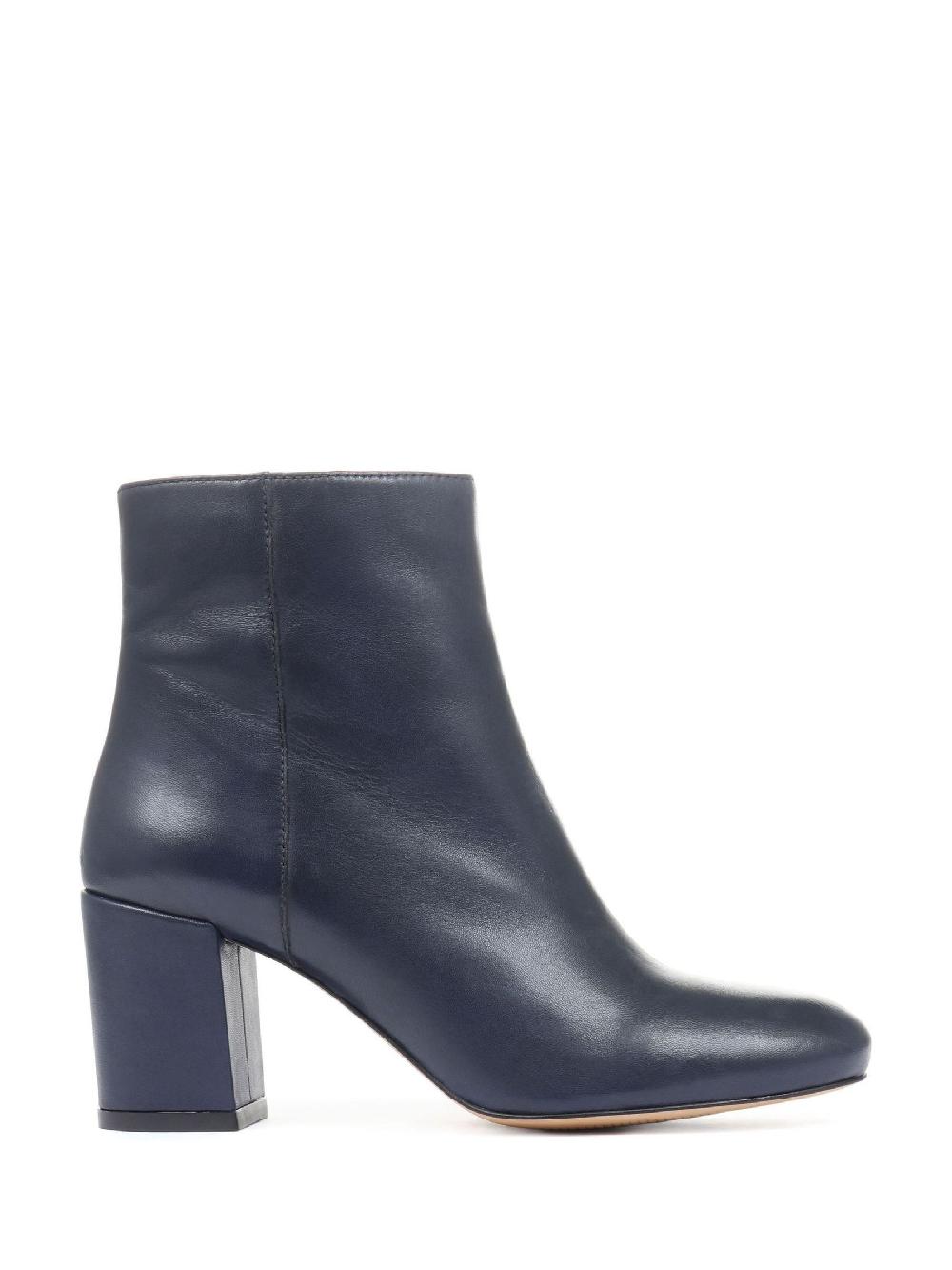 seraphine Jones Bootmaker Navy Neptune Heeled Ankle Boots