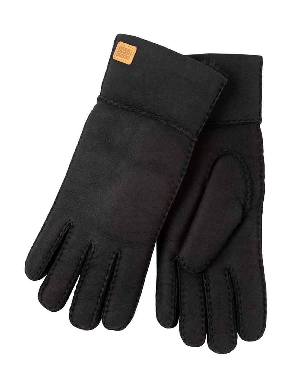seraphine Just Sheepskin Black Ladies Charlotte Gloves