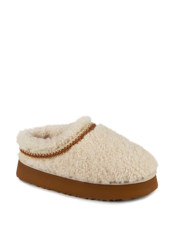 Seraphine Just Sheepskin Ladies Miley Platform Mule Winter Slippers