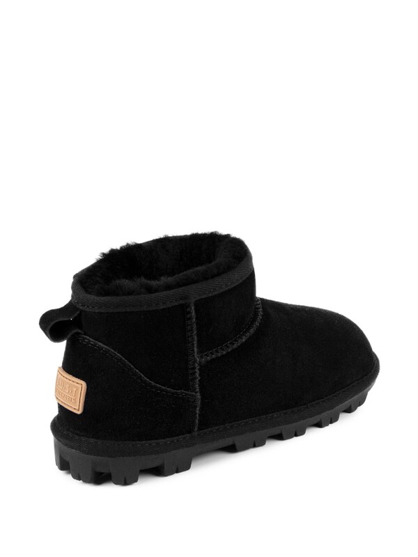 Seraphine Just Sheepskin™ Black Ladies Mini Grace Sheepskin Boots