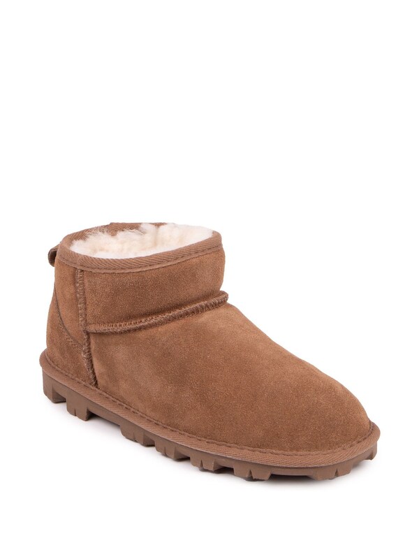Seraphine Just Sheepskin™ Brown Ladies Mini Grace Sheepskin Boots