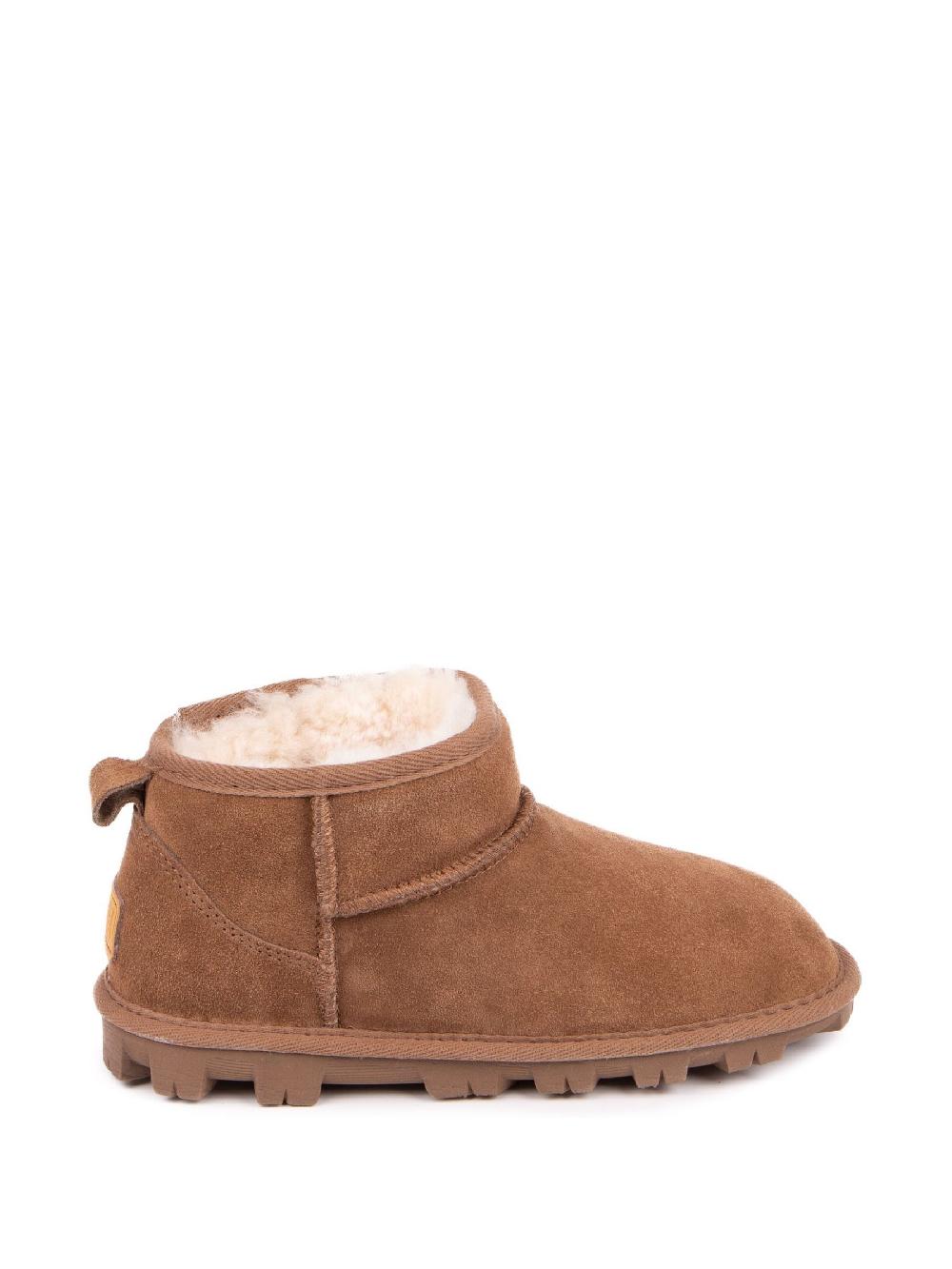 seraphine Just Sheepskin™ Brown Ladies Mini Grace Sheepskin Boots