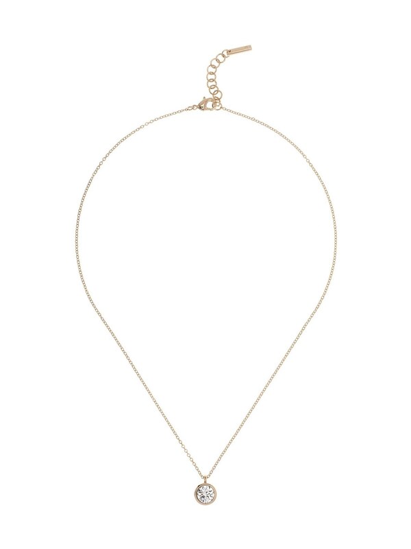Seraphine Karen Millen Gold Crystal Dot Pendant Necklace