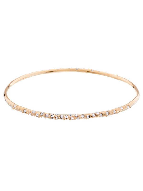 Seraphine Karen Millen Gold Crystal Sprinkle Bangle
