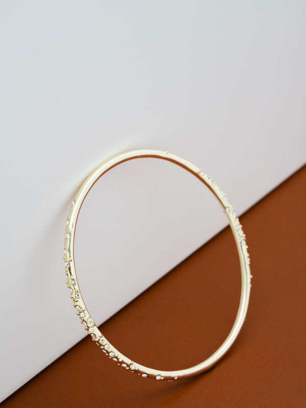 Seraphine Karen Millen Gold Crystal Sprinkle Bangle