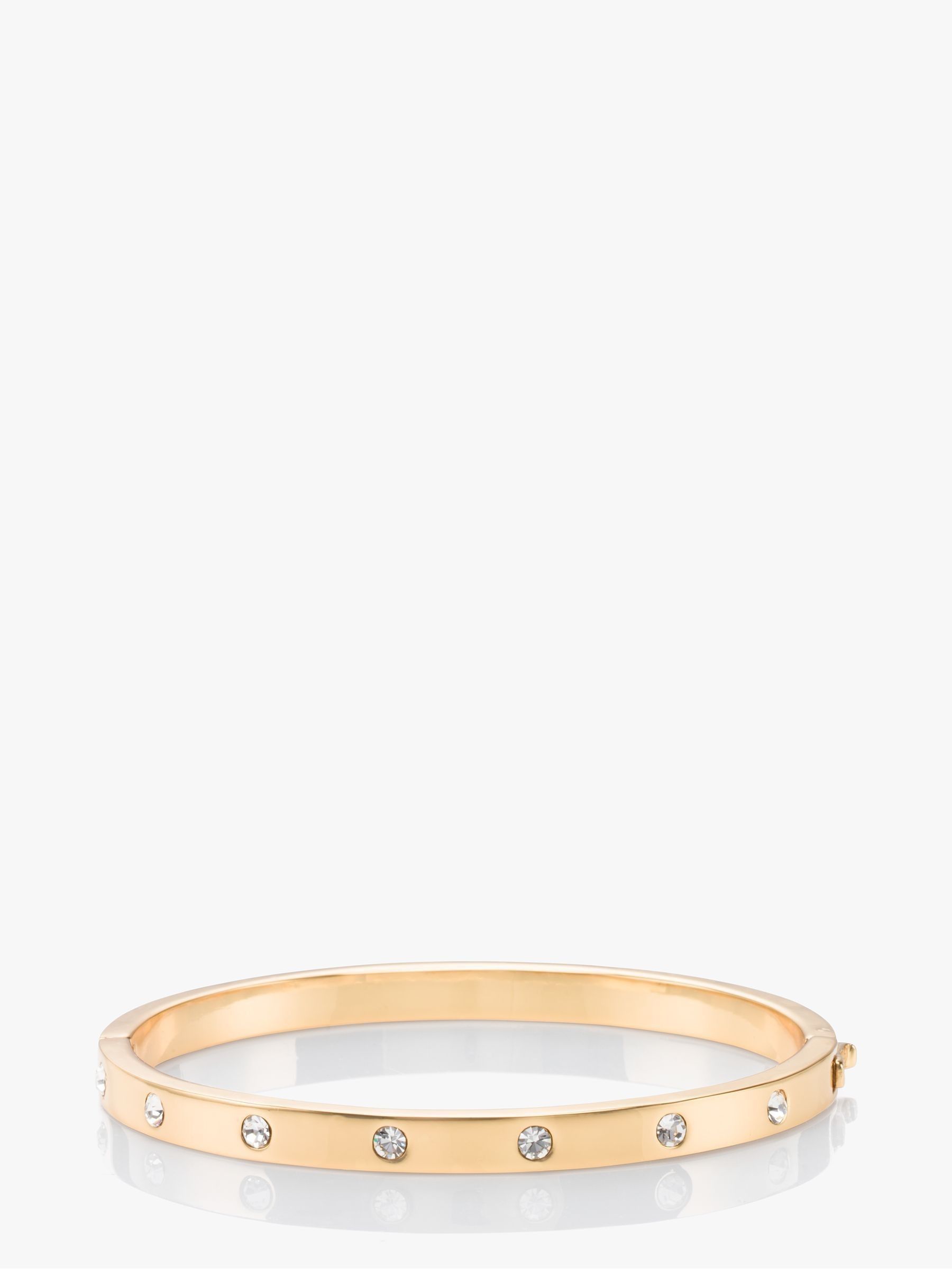 seraphine kate spade new york Set in Stone Hinged Silver Bangle