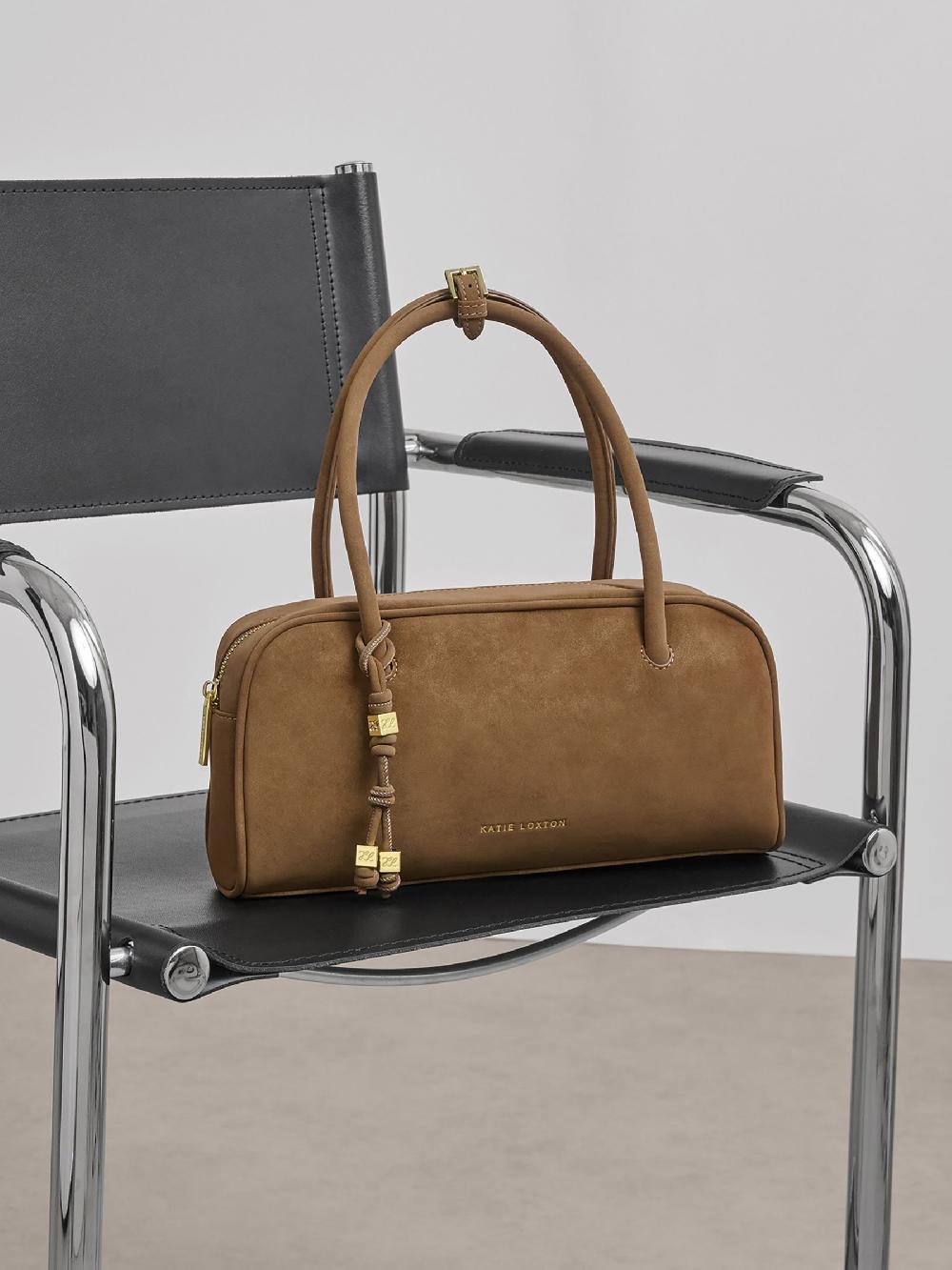 seraphine Katie Loxton Light Brown Hadley Bowling Bag