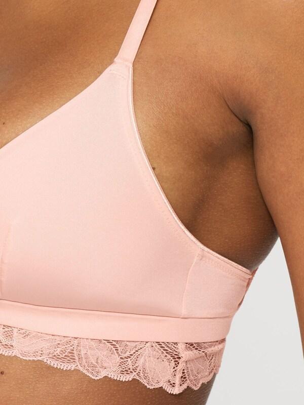 Seraphine KBX Pink Harper Scalloped Lace Triangle Bralette