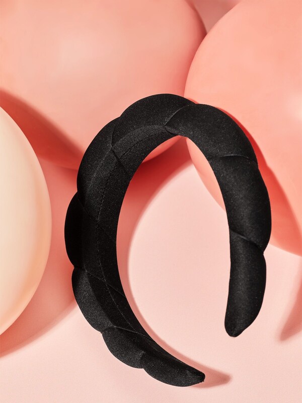 Seraphine Kitsch Puffy Cloud Fashion Black Headband