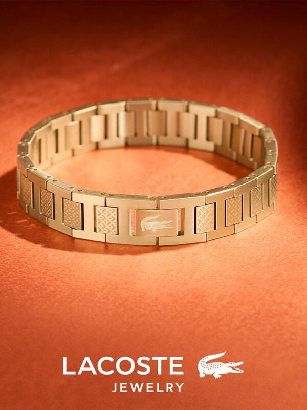 Seraphine Lacoste Gold Plated Men's Metropole Bracelet