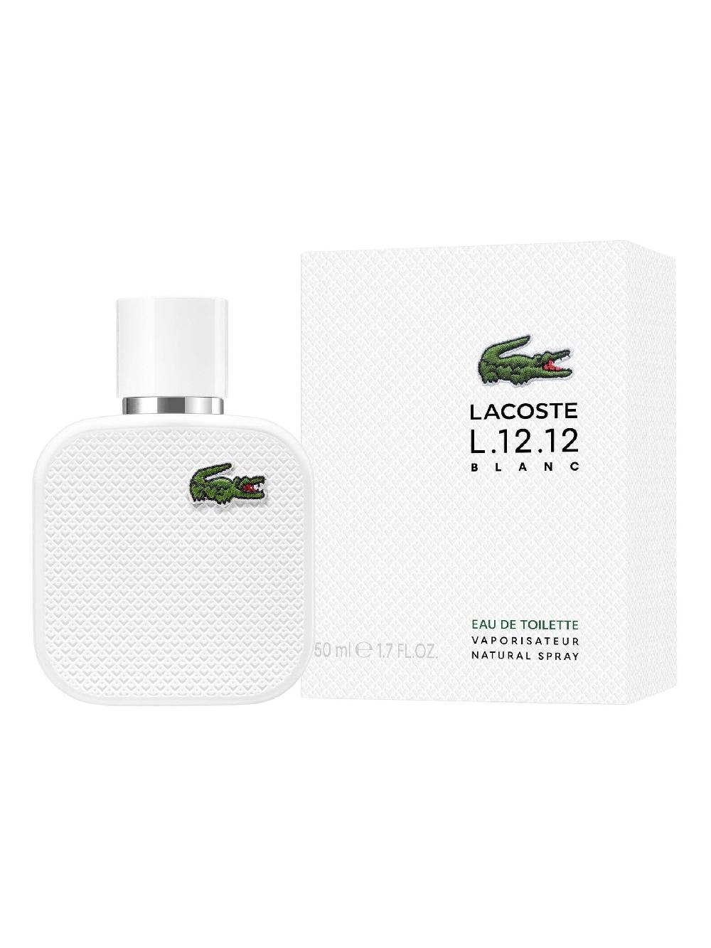 seraphine Lacoste L.12.12 Blanc Eau De Toilette Fragrance 50ml