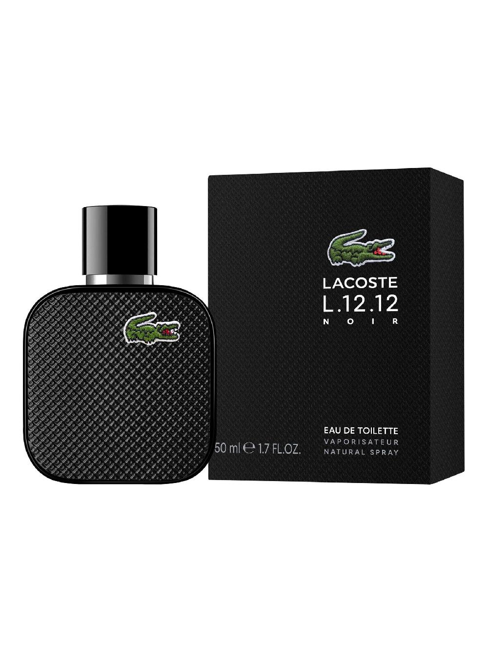 seraphine Lacoste L.12.12 Noir Eau De Toilette Fragrance 50ml