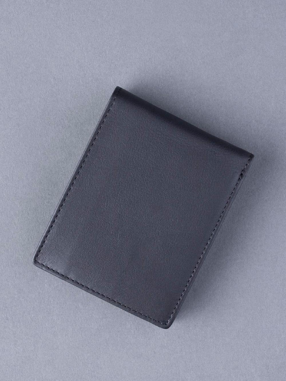 seraphine Lakeland Leather Black Stitch Bi-Fold Wallet