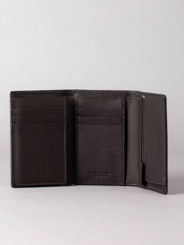 Seraphine Lakeland Leather Brown Bowston Tri-Fold Wallet
