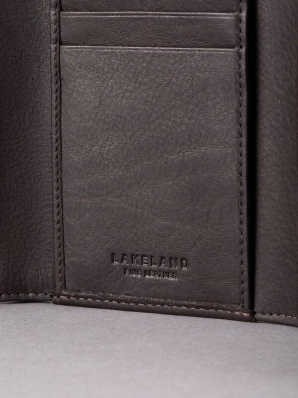 Seraphine Lakeland Leather Brown Bowston Tri-Fold Wallet