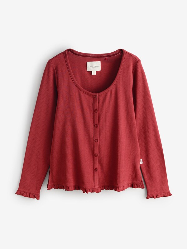 Seraphine Laura Ashley Pink Peony Pointelle Jersey Long Sleeve Pyjamas