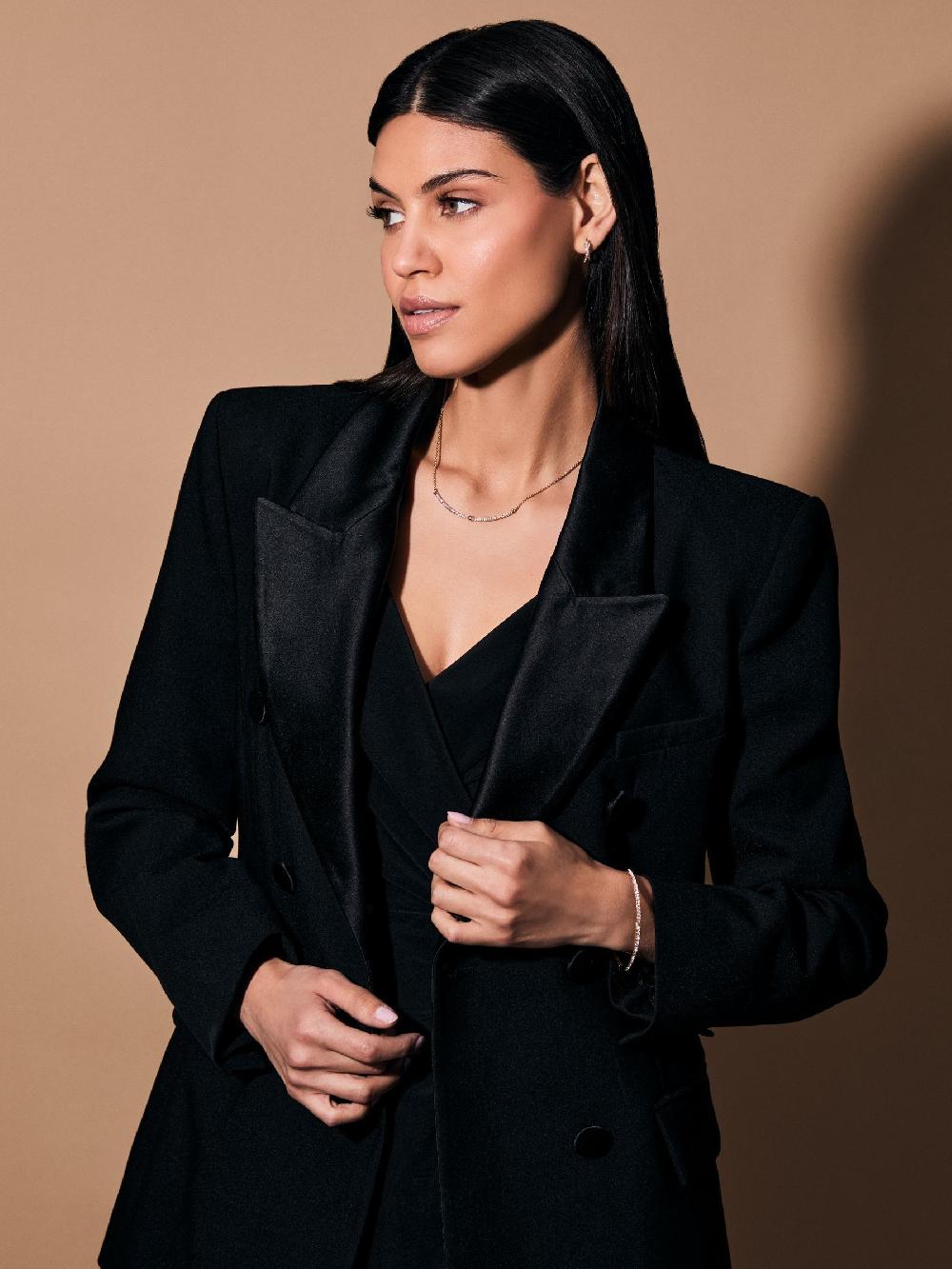 seraphine Lauren Ralph Lauren Gold Gold Tone Thin Pave Hinge Bangle Bracelet