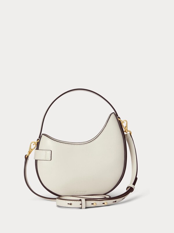 Seraphine Lauren Ralph Lauren White Tasha Leather Cross-Body Bag