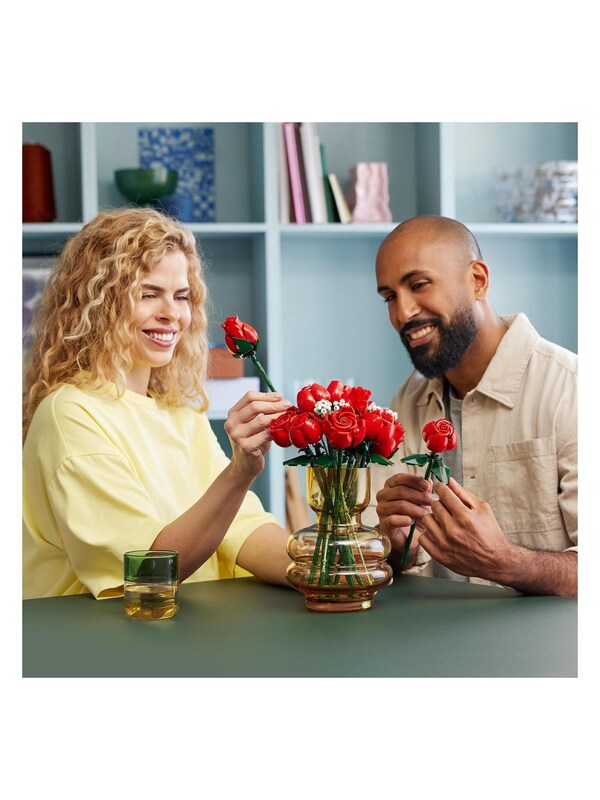 Seraphine Lego Botanicals Bouquet Of Roses Flower Set For Adults 10328