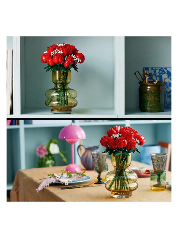 Seraphine Lego Botanicals Bouquet Of Roses Flower Set For Adults 10328