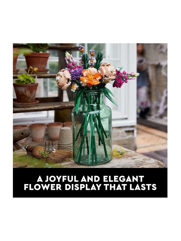 Seraphine LEGO Icons Flower Bouquet Set For Adults 10280