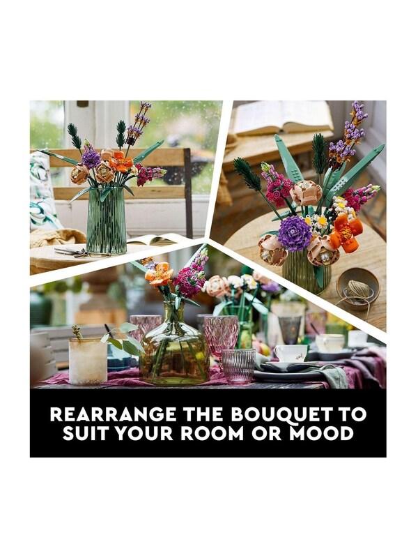 Seraphine LEGO Icons Flower Bouquet Set For Adults 10280