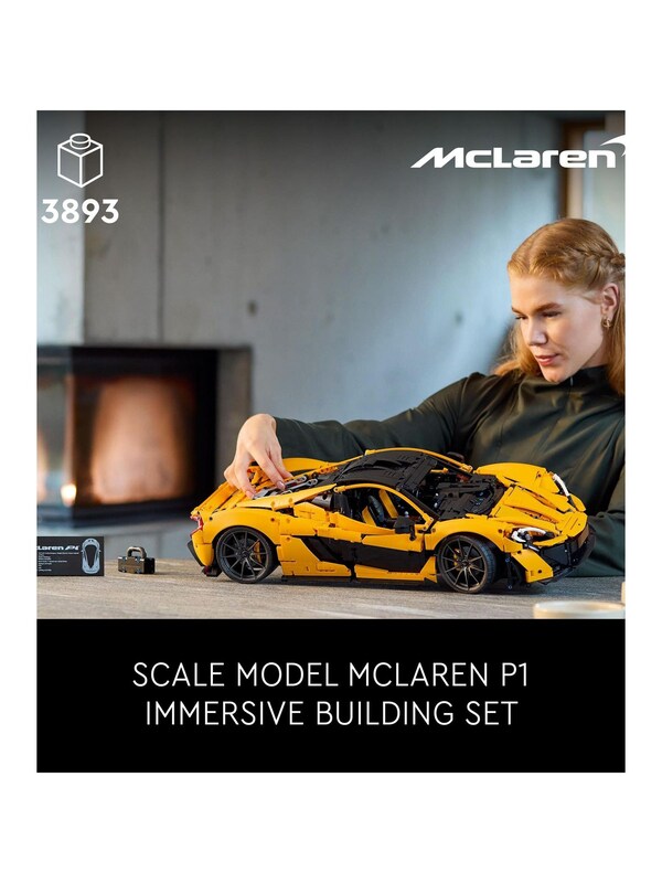 Seraphine LEGO Technic McLaren P1 Model Car Set For Adults 42172