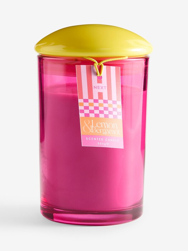 Seraphine Lemon & Bergamot Pink Bright Collection 1 Wick Candle