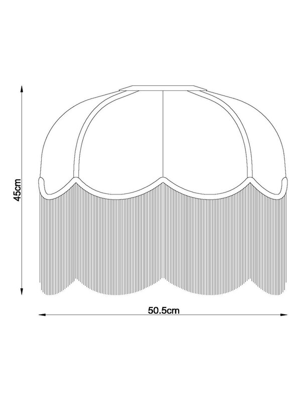 Seraphine Leopard Print Aurelia Fringed Easy Fit Ceiling Light Shade