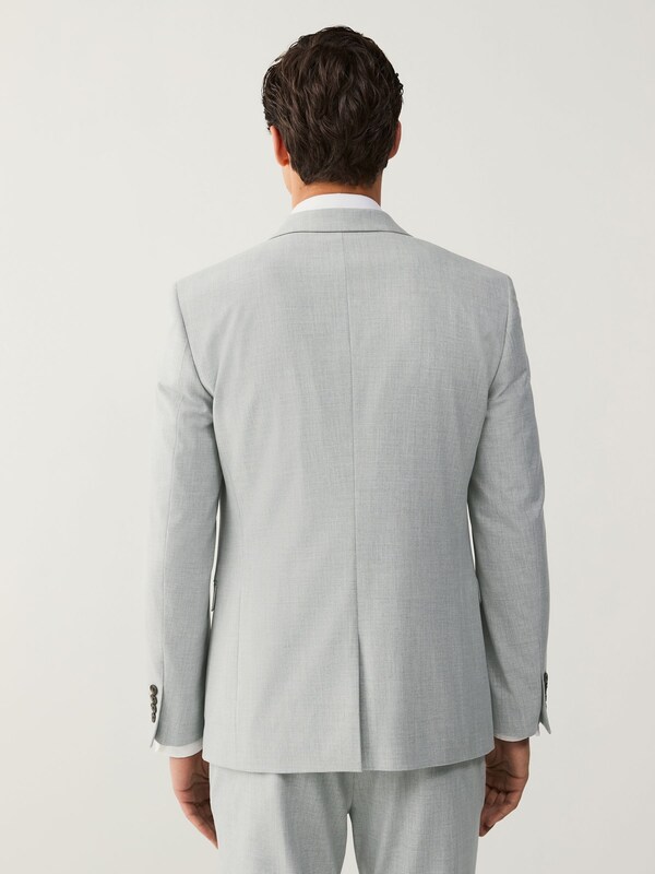Seraphine Light Grey Skinny Fit Motionflex Stretch Suit Jacket