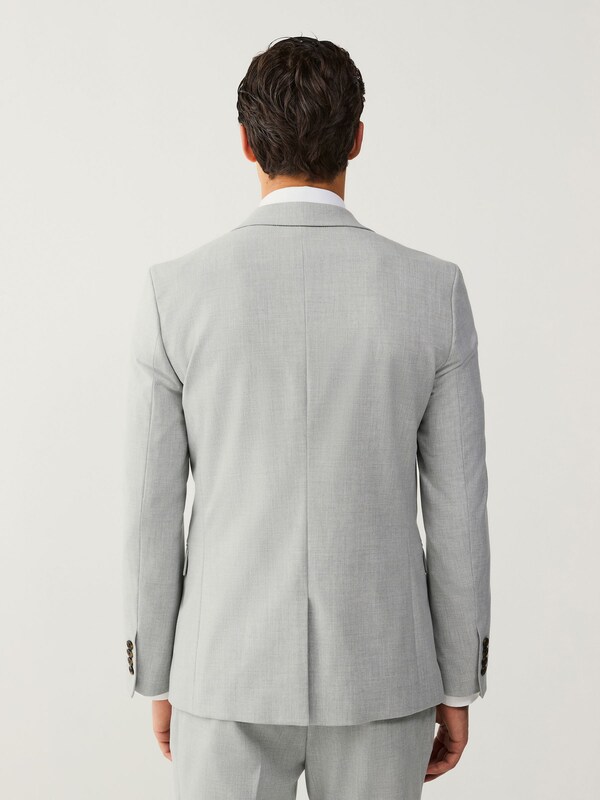 Seraphine Light Grey Slim Fit Motionflex Stretch Suit Jacket