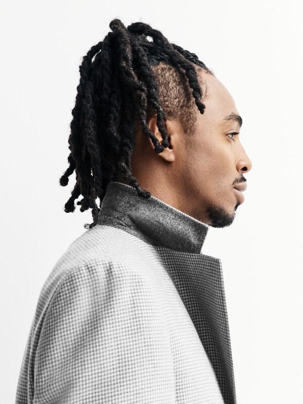 Seraphine Light Grey Tailored Fit Wool Blend Puppytooth Suit Jacket