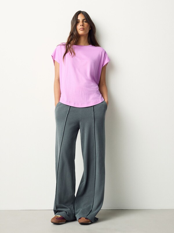 Seraphine Light Purple Cap Sleeve TENCEL™ Modal Blend T-Shirt