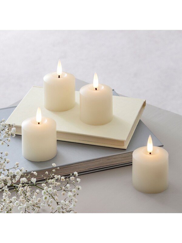 Seraphine Lights4fun Set Of 4 TruGlow LED Votive Candles