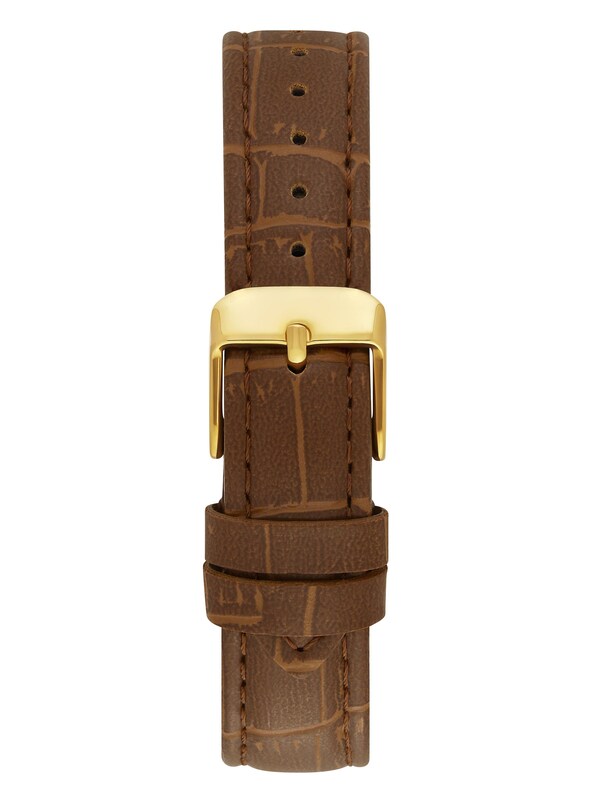 Seraphine Limit 34mm Mens Round Gold Analogue Watch With Strap