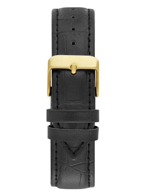 Seraphine Limit 34mm Mens Round Gold Analogue Watch With Strap