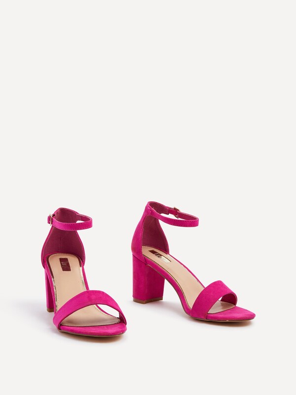 Seraphine Linzi Pink Frankie Barely There Closed Back Heeled Sandal