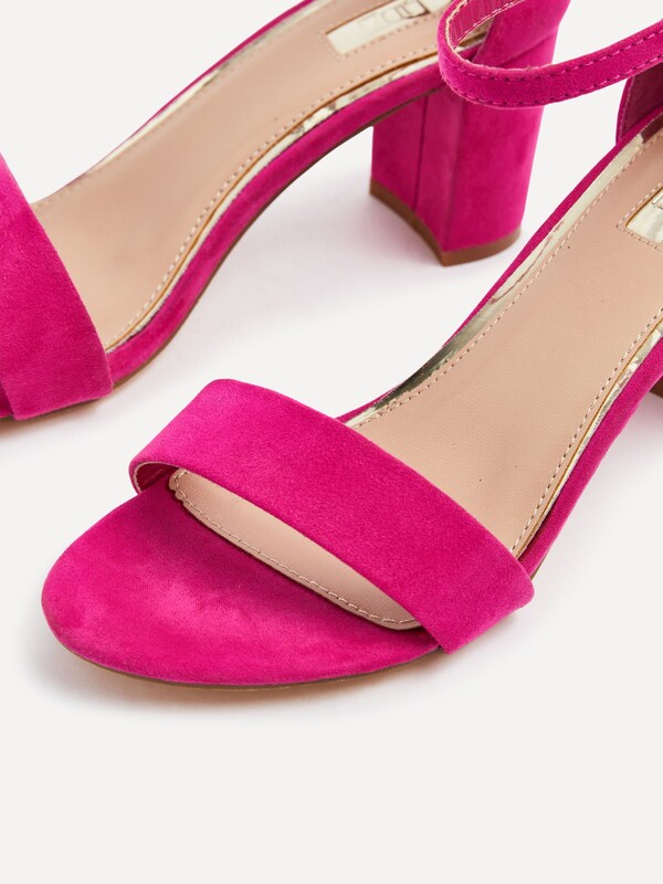 Seraphine Linzi Pink Frankie Barely There Closed Back Heeled Sandal