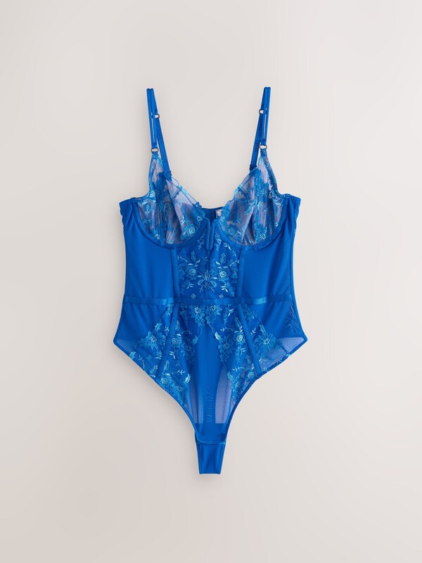 Seraphine Lipsy Blue Wired Floral Embroidery Bodies