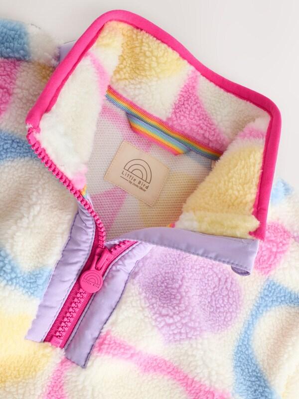 Seraphine Little Bird By Jools Oliver Multi Heart Colourblock Borg Fleece