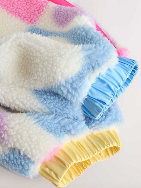 Seraphine Little Bird By Jools Oliver Multi Heart Colourblock Borg Fleece