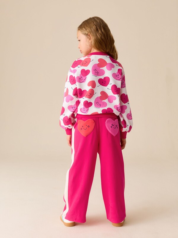 Seraphine Little Bird By Jools Oliver Red/Pink Sweater And Joggers Set 2 Piece