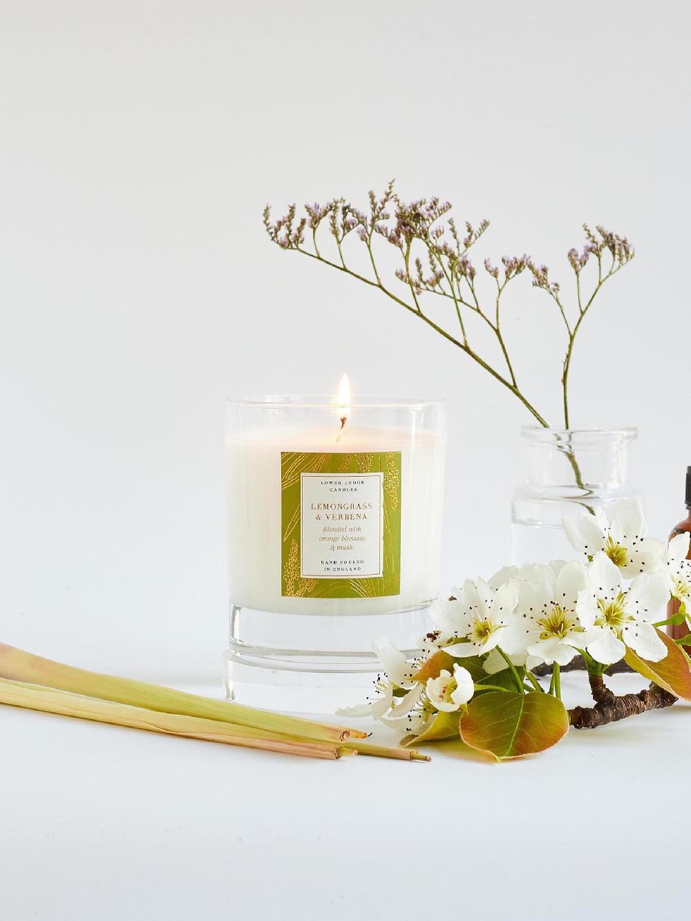 seraphine Lower Lodge Candles 1 Wick Lemongrass & Verbena Scented Candle