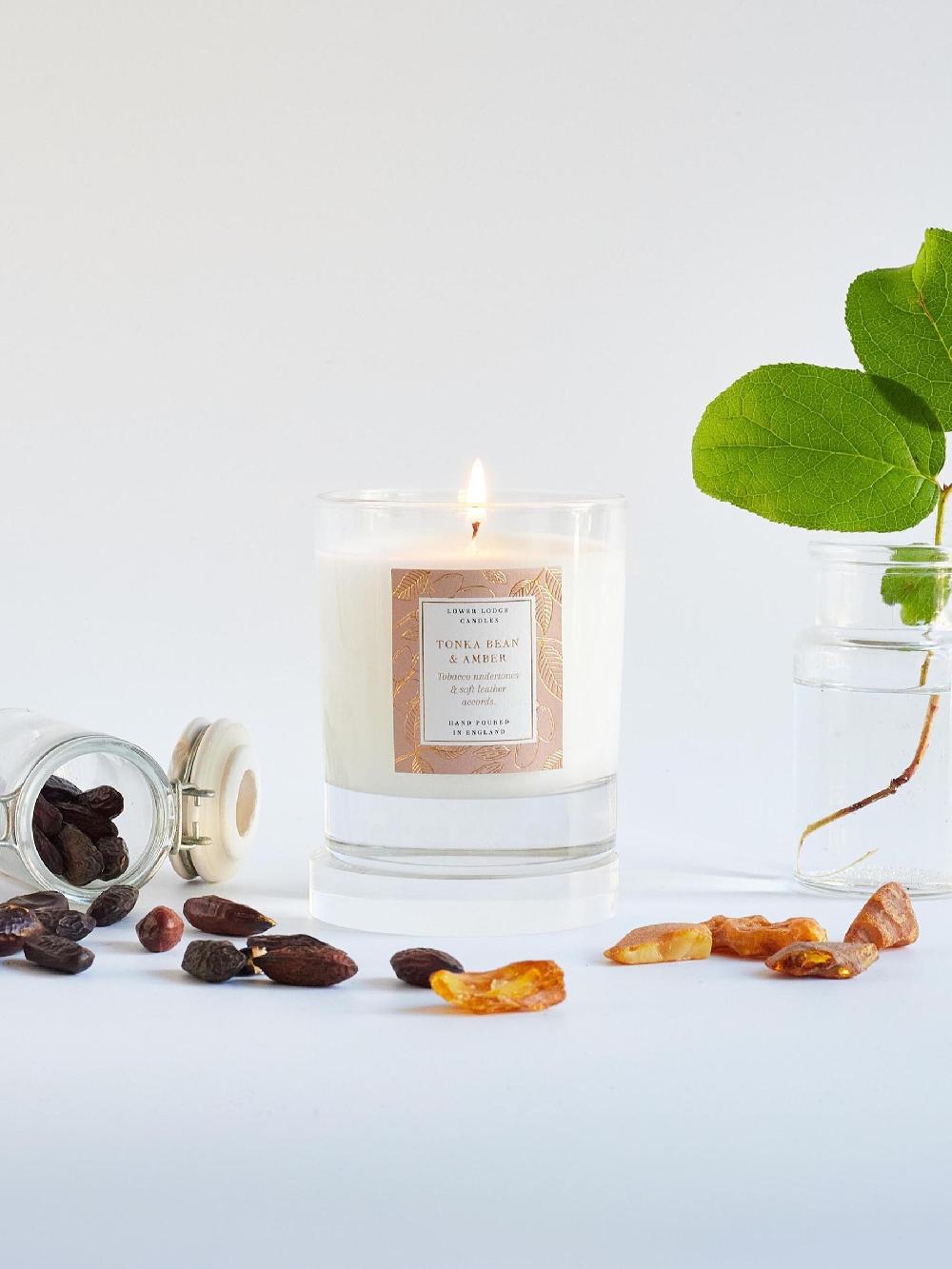 seraphine Lower Lodge Candles 1 Wick Tonka Bean & Amber Scented Candle