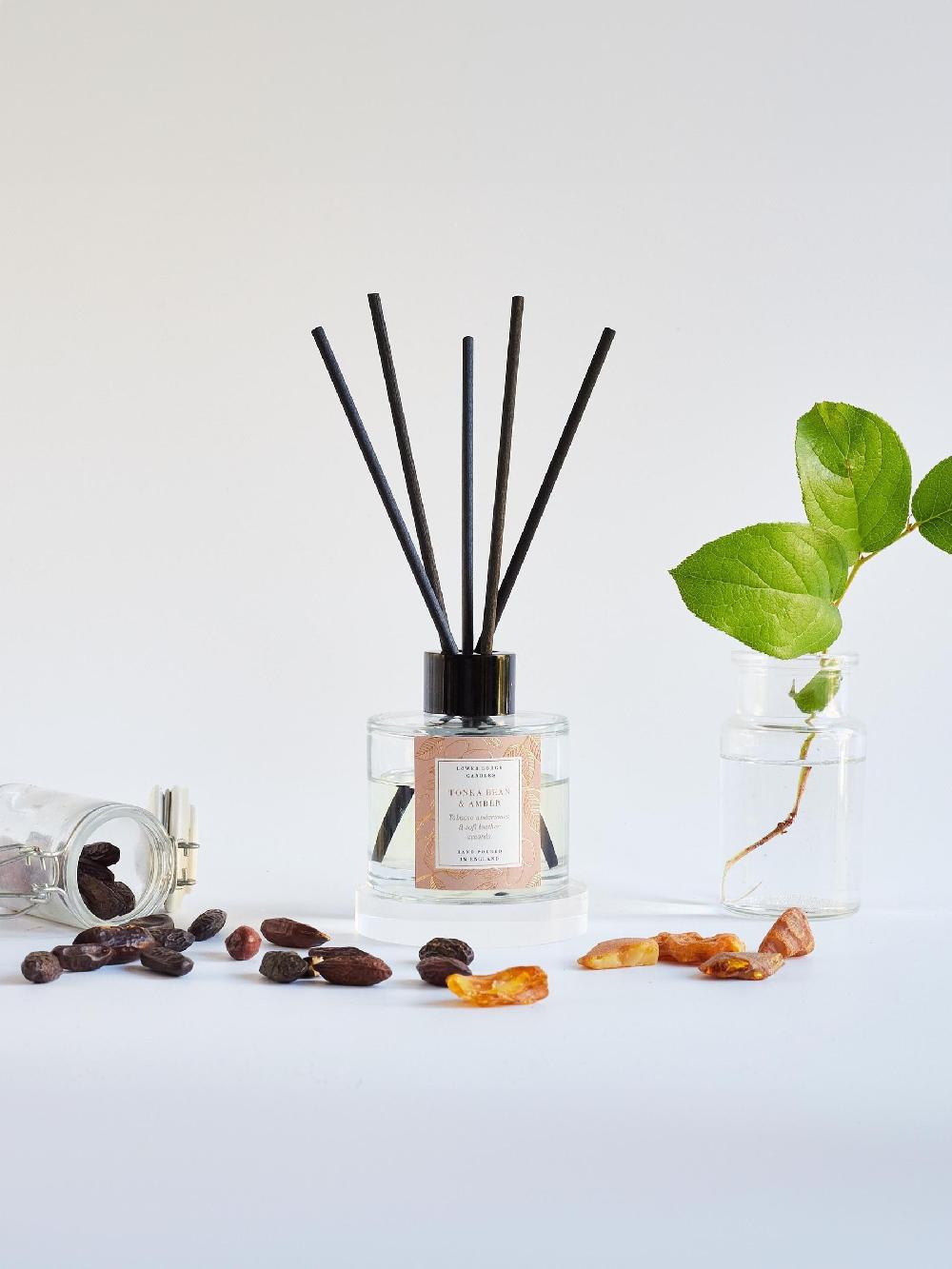 seraphine Lower Lodge Candles Oak Hills Tonka Bean & Amber 115ml Reed Diffuser