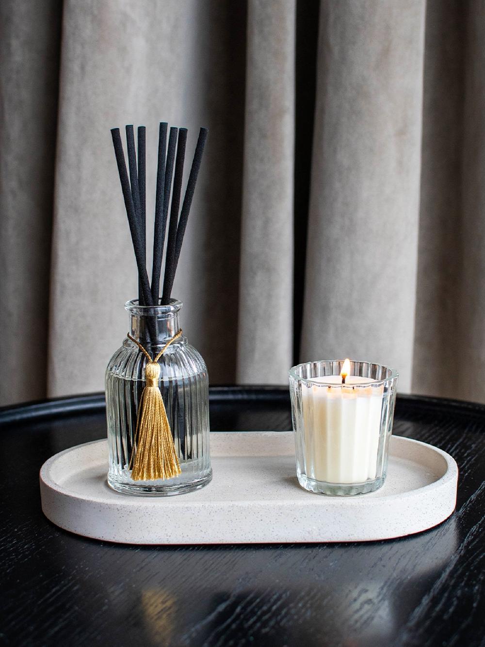 seraphine Made by Zen Riad Collection Gift Set Smoked Amber And Wood