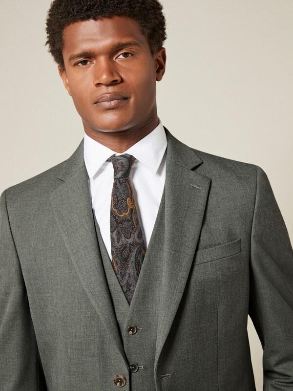 Seraphine Marl Green Slim Fit Motionflex Stretch Suit Jacket