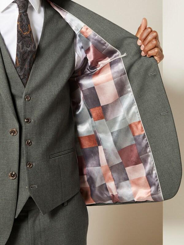 Seraphine Marl Green Slim Fit Motionflex Stretch Suit Jacket