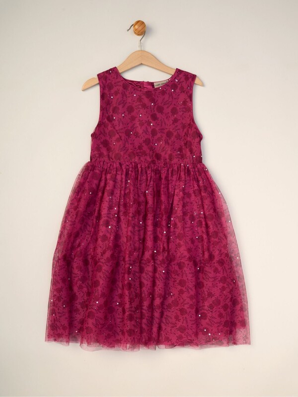 Seraphine Miss Jacket With Tulle Appliqué And Printed Tulle Dress Set